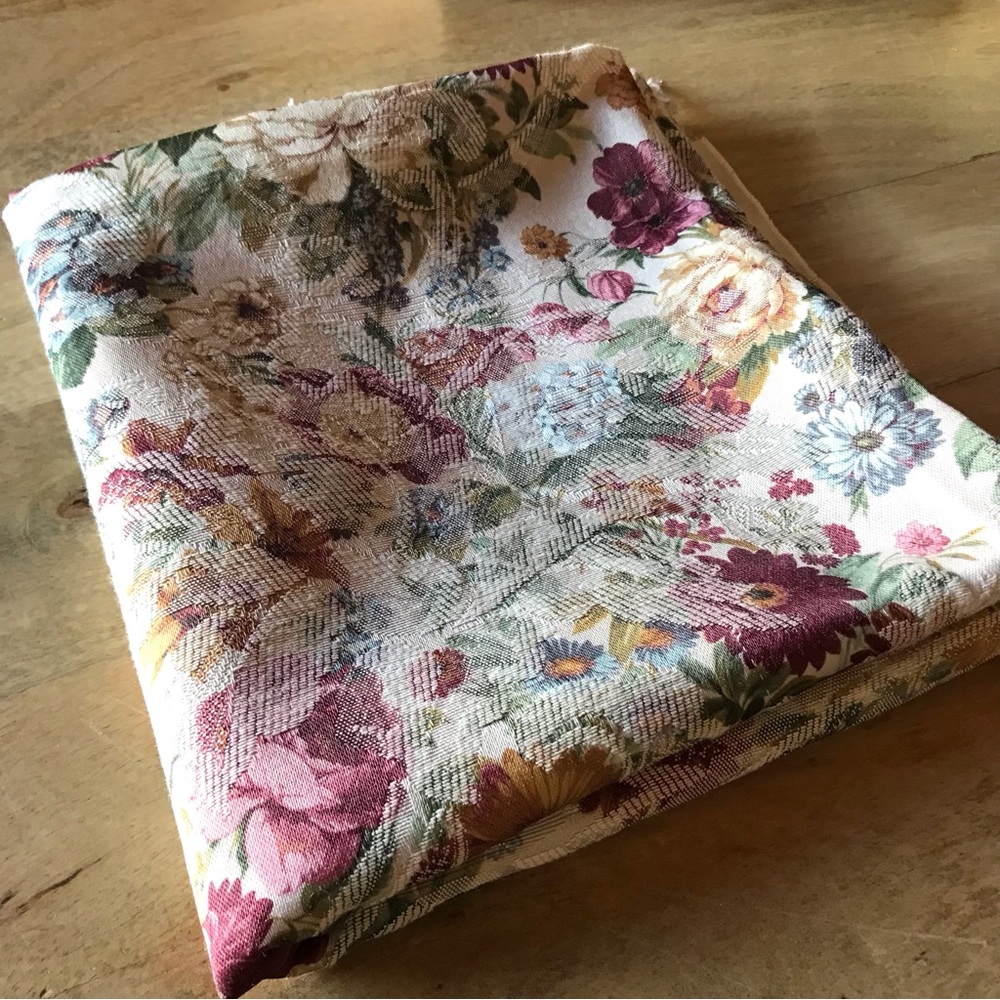 Vintage Floral Upholstery Fabric